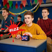 Pulsante cicalino sonoro illuminato glitter Strumenti di allegria Gioco Trivia durevole Pulsante quiz per famiglie Cicalino Gioco Festa notturna interattivo