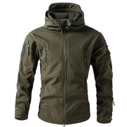 Tuta da combattimento Soft Shell Uniforme militare Giacche militari Top con cappuccio - immagine 16