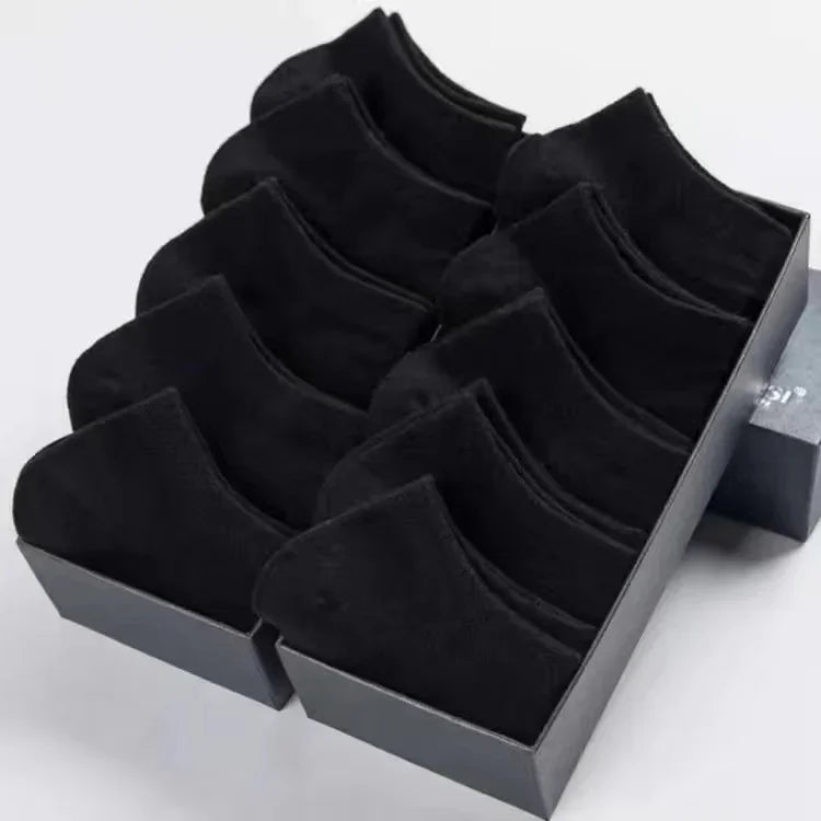 Set 20 calzini da uomo YIQXLICC – sottili, traspiranti, in cotone e poliestere, taglio basso alla caviglia, casual e business EU 38-45 - Campeda