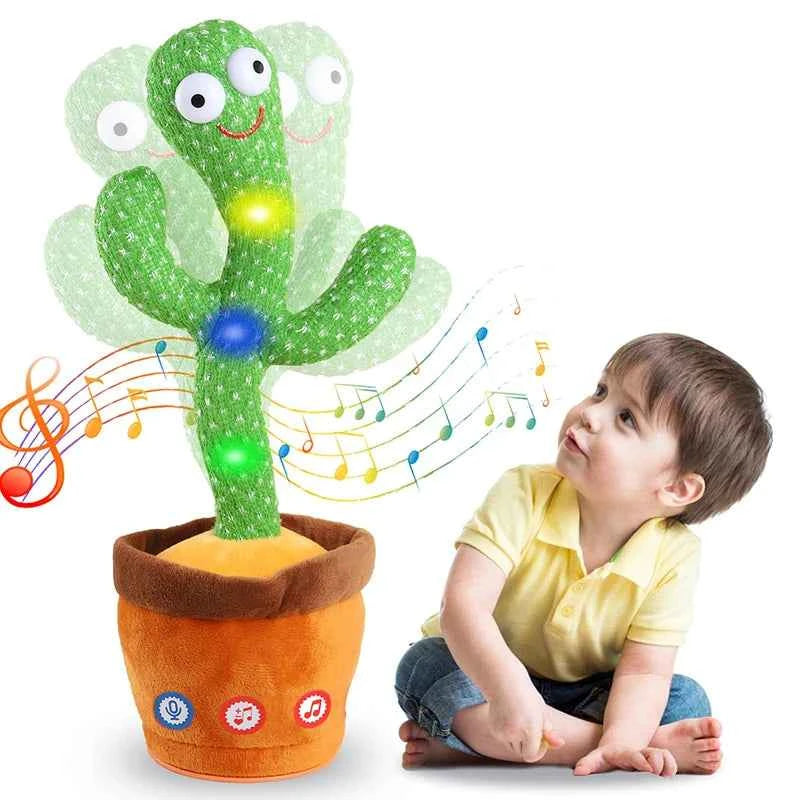 Bambini che ballano cactus parlante giocattoli interattivi parlanti soleggiati cactus peluche elettronico decorazione della casa per bambini regali di Natale