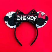 Disney Pink Daisy Duck Bow Fasce per capelli Paillettes viola Fascia orecchie di - 16 - immagine 17