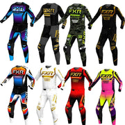 Kit Motocross FXR 2025 – Completo Maglia + Pantaloni Enduro MX, Set Abbigliamento Moto Off-Road Unisex - Campeda
