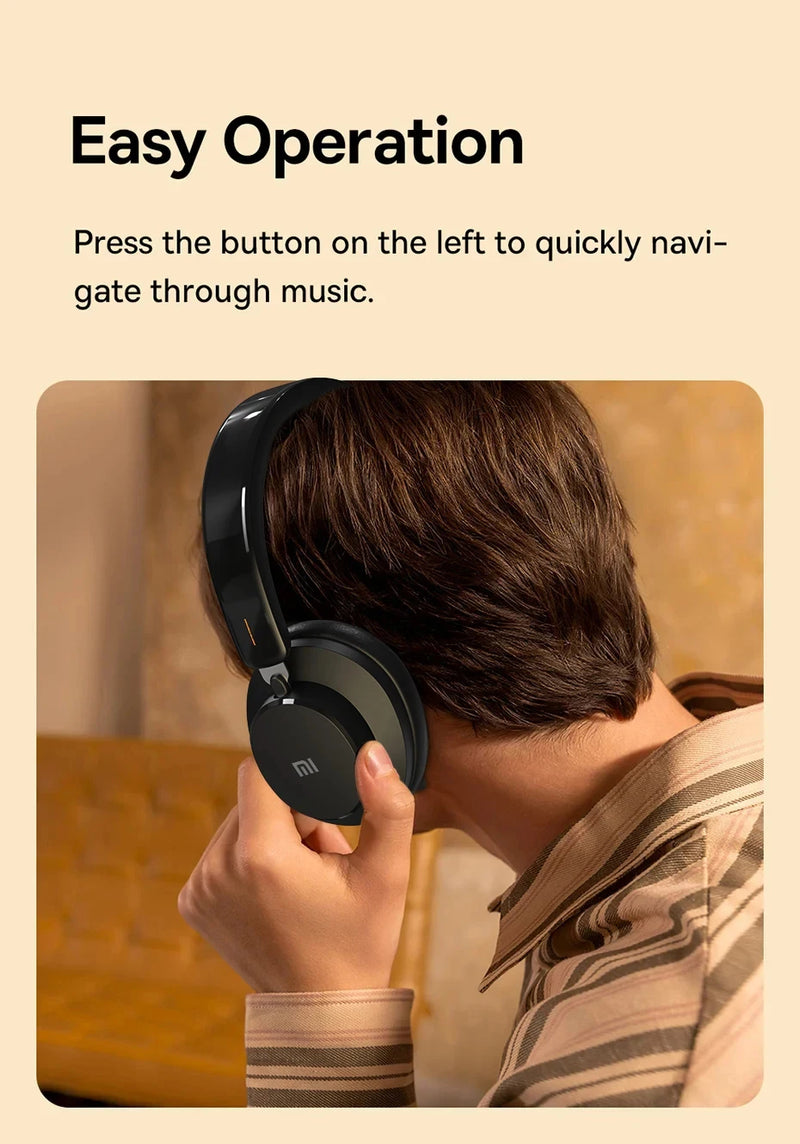 Cuffie wireless originali XIAOMI ANC Auricolari Bluetooth 5.3 Cuffie da gioco pieghevoli Cuffie sportive con eliminazione del rumore