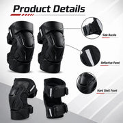 Ginocchiere per Moto Equipaggiamento Protettivo Protezioni Ginocchia da Motocross - immagine 3