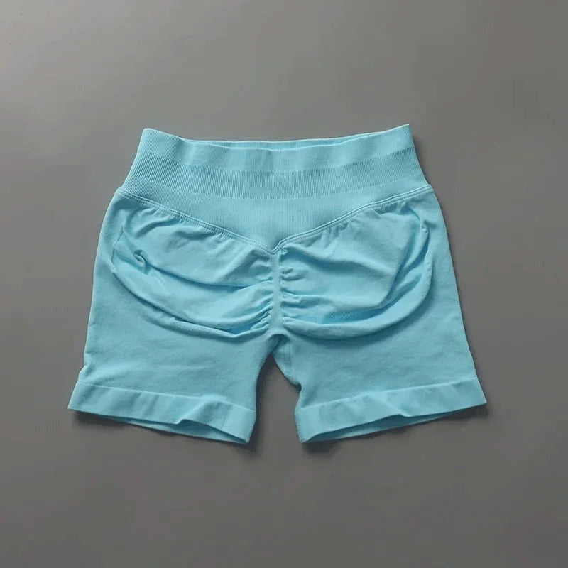 Pantaloncini da Yoga per Fitness | Pantaloncini sportivi da donna da 4,5 pollici per corsa ed esercizio, alternativa di qualità ai marchi più famosi, abbigliamento da palestra senza cuciture modellante.