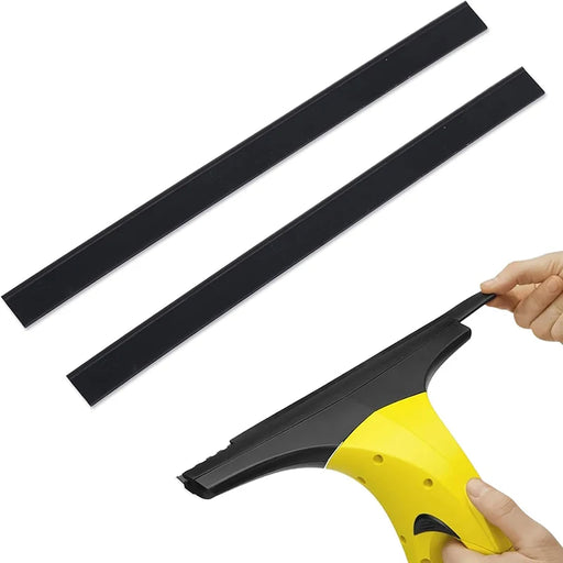 2 Pezzi di Lame Gomma Ricambio per Raschietto Finestre 28cm