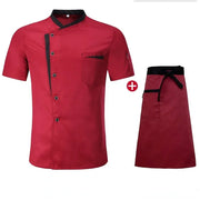 Set da chef estivo a maniche corte Ristorante Hotel Cucina Abbigliamento lavoro Uomo - immagine 16