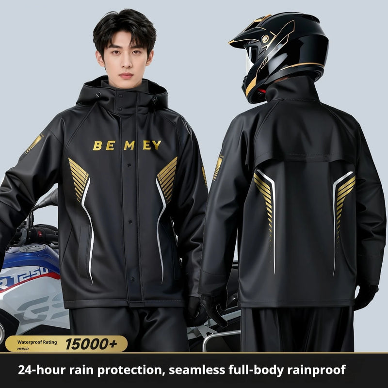 Completo Impermeabile per Uomo e Donna Moto Abbigliamento Esterno Adulti