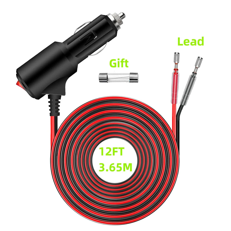 Pulsante interruttore on/off portatile 12V per cavo di prolunga caricabatteria da - immagine 10