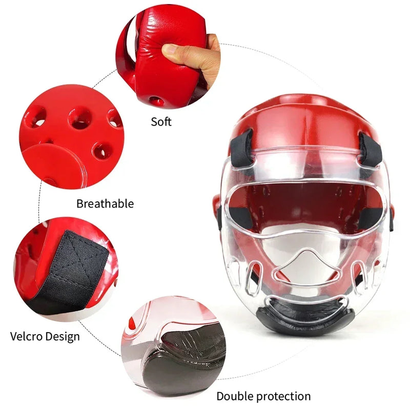 Casco Protettivo Arti Marziali – Headgear Taekwondo, MMA, Boxe & Kickboxing - Campeda