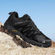 HIKEUP Scarpe da trekking uomo esterno in pelle scamosciata ginnastica tattiche - immagine 9