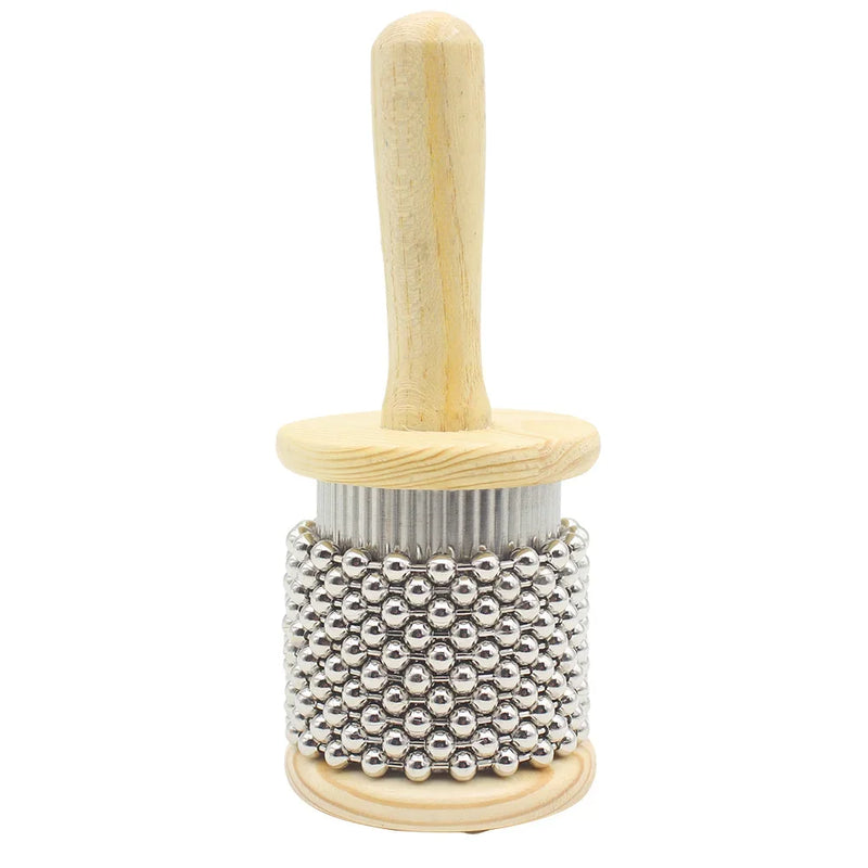 Cabasa in Legno SLADE Strumento a percussione educativo per bambini e principianti