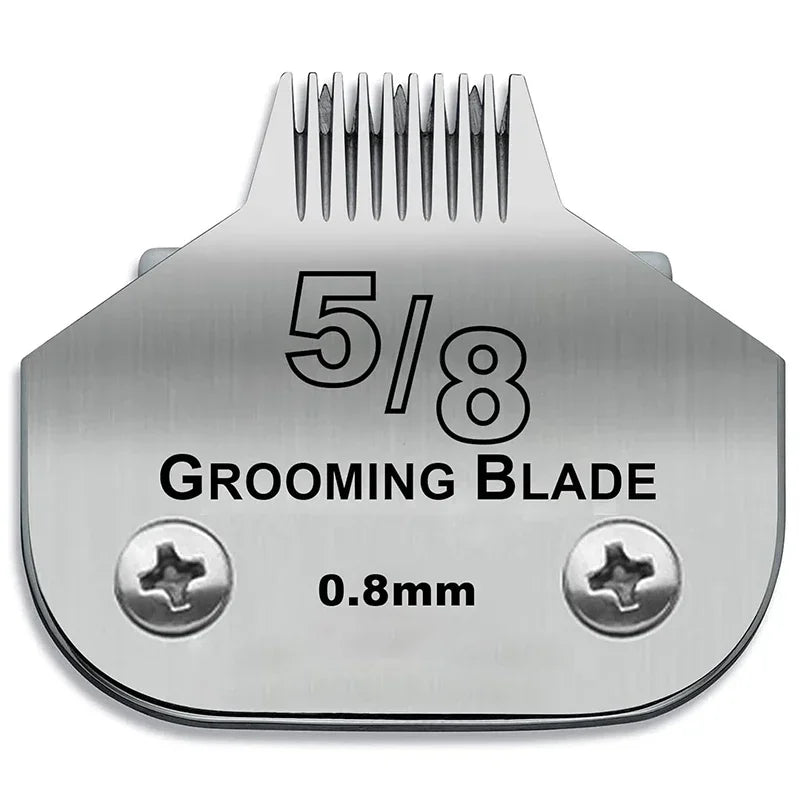 Lama in ceramica staccabile per cani e gatti compatibile con Andis,Oster A5 e 76, tagliapeli per animali serie Wahl KM 10