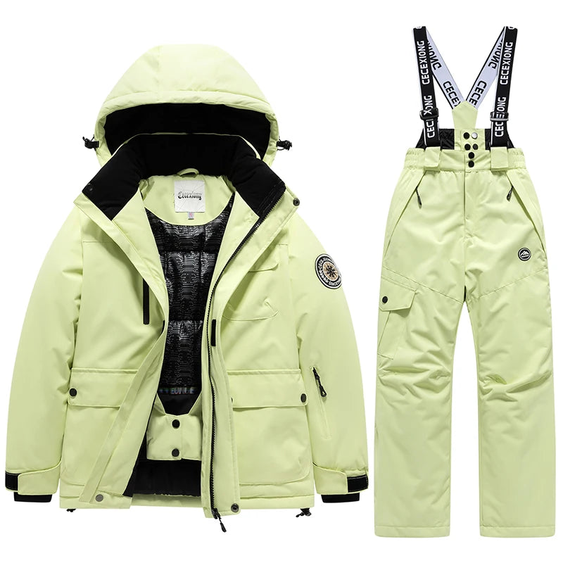 Sci invernale Cappotto e pantaloni da per bambini Set 2 pezzi Caldo impermeabile - immagine 15