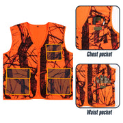 GUGULUZA M-4XL Gilet da esterno uomo Escursionismo Pesca Caccia multi-tasche - immagine 5