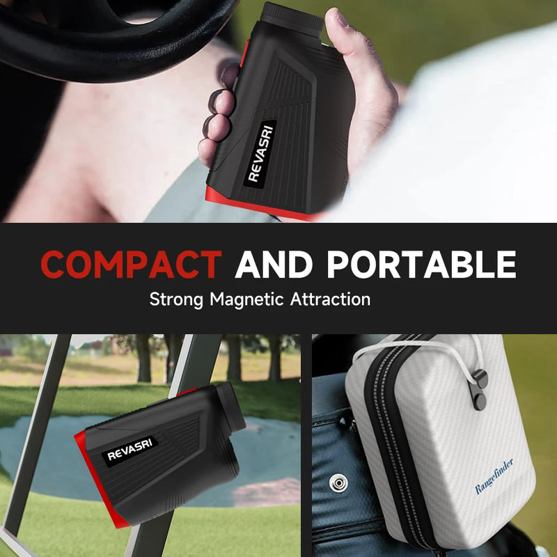 REVASRI telemetro da golf professionale 1300 metri – blocco bandiera vibrazione - immagine 7