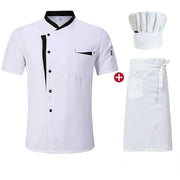 Set da chef estivo a maniche corte Ristorante Hotel Cucina Abbigliamento lavoro Uomo - immagine 5