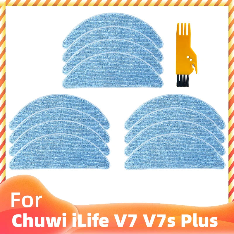 Spazzole laterali intere Filtro filtro Mop Panno per Chuwi iLife V7 / V7s Plus Robot Aspirapolvere Pezzo di ricambio