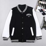 Brooklyn York 1898 City Letter Uomo Giacche Stile Preppy Uniformi da baseball Casual - immagine 3
