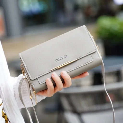 Borsa Portafoglio Donna con Tracolla – Pochette Convertibile Multifunzionale con Portamonete - Campeda