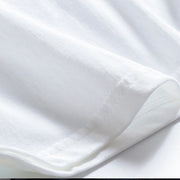 WAVLATII Magliette a maniche lunghe con scollo o da donna in cotone bianco - immagine 6