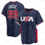 Maglia da Baseball Classica Unisex Team USA Modello Judge 99 Blu Navy