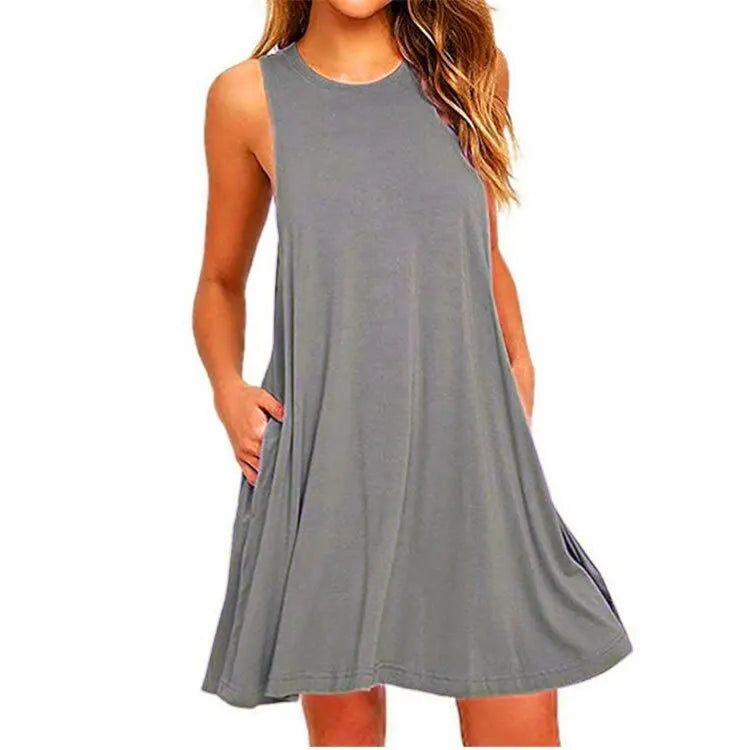 T-shirt casual estiva da donna abiti spiaggia - immagine 10