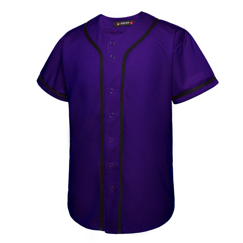 EALER Serie BJ80 Maglia da baseball uomo Camicie abbottonate Manica corta Hipster Hip - immagine 6