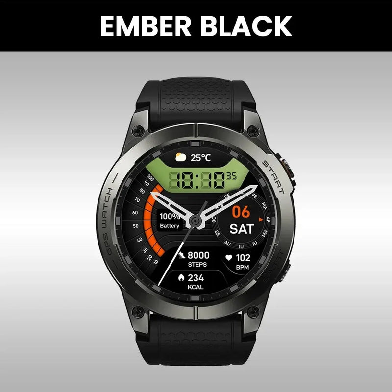 Zeblaze Stratos 3 PRO Smartwatch GPS AMOLED 1.43” – Chiamate Bluetooth, Sport e Fitness Uomo