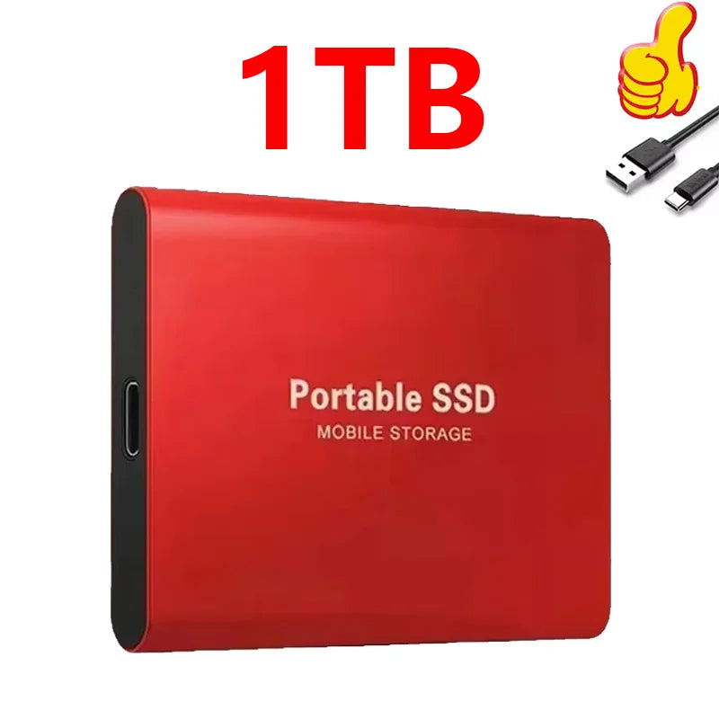 SSD esterno ad alta capacità 256TB HD esterno portatile 2TB Usb3.1 Potente disco a stato solido 1TB per laptop/computer/MAC/telefono