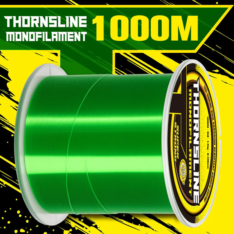 Thornsline 500M 1000M Lenza da pesca in nylon Monofilamento ad alta resistenza - immagine 18