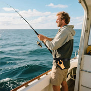 Comoda cintura di supporto per la vita con porta canna da pesca - immagine 3
