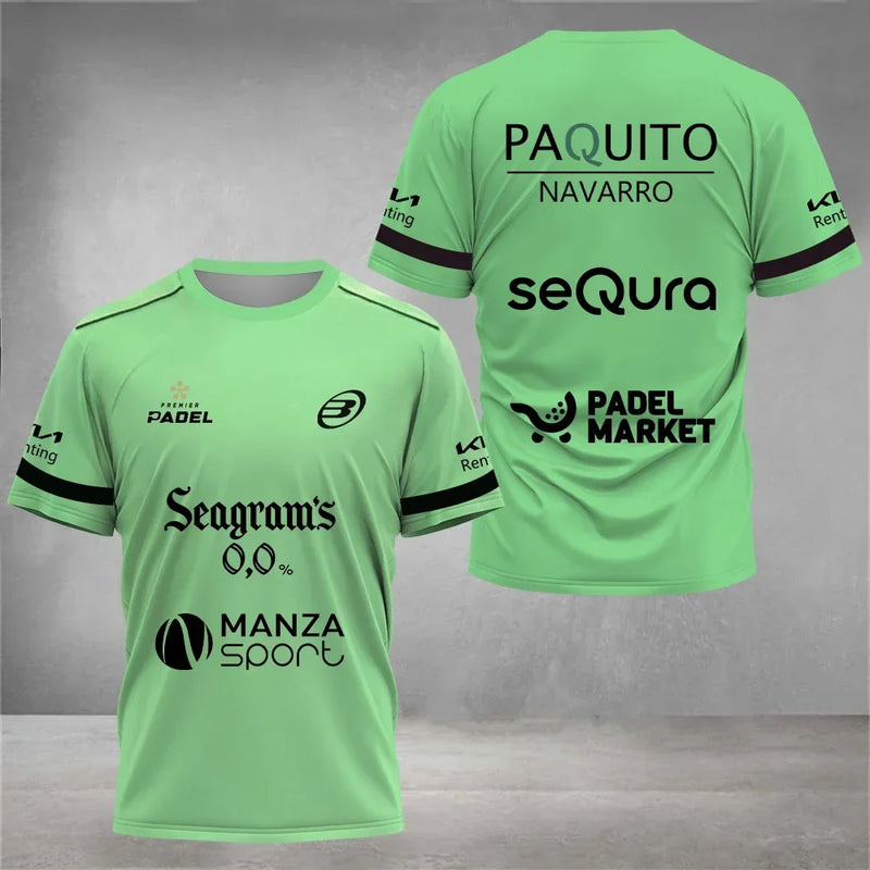 T-shirt da uomo Cool Assorbimento del sudore Manica corta Nuovi sport estivi - immagine 16