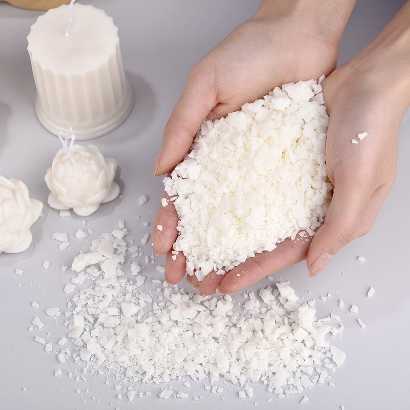 Cera di Soia Naturale in Scaglie Per candele fai da te, artigianato creativo e candele profumate