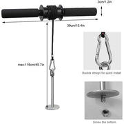 Polso Avambraccio Blaster Braccio Allenatore di forza muscolare Ginnico Rullo per con - immagine 2