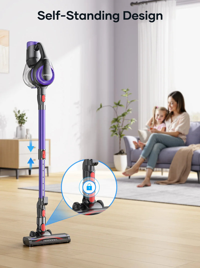 Laresar V10 Lite 38000Pa Aspirapolvere senza fili Palmare Forte pulsante di - immagine 3