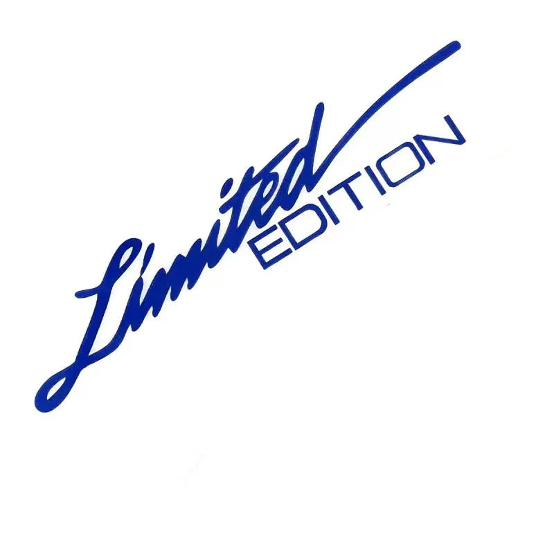 Adesivo Auto Moto “EDIZIONE LIMITATA” – Sticker Vinile Riflettente Laser per Car Styling, Decorazione Sportiva Universale - Campeda