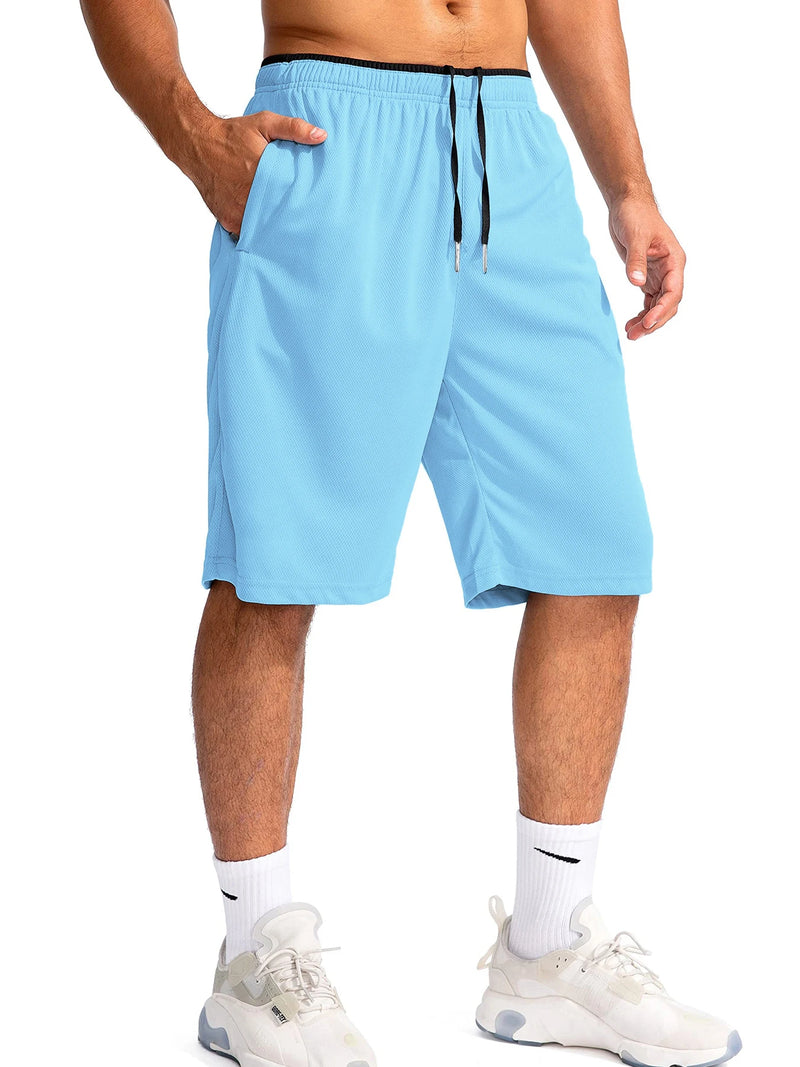 Pantaloncini sportivi da uomo Abbigliamento sportivo basket corsa estivi Pantaloni - immagine 13