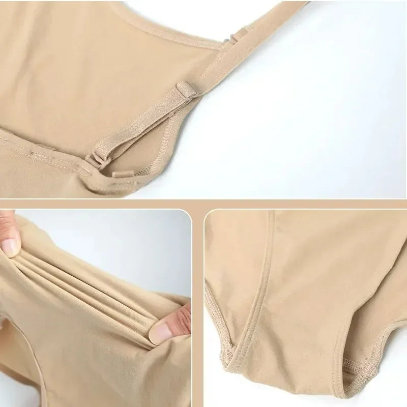 Body Balletto Bambina Color Carne – Canotta Elasticizzata per Danza e Ginnastica