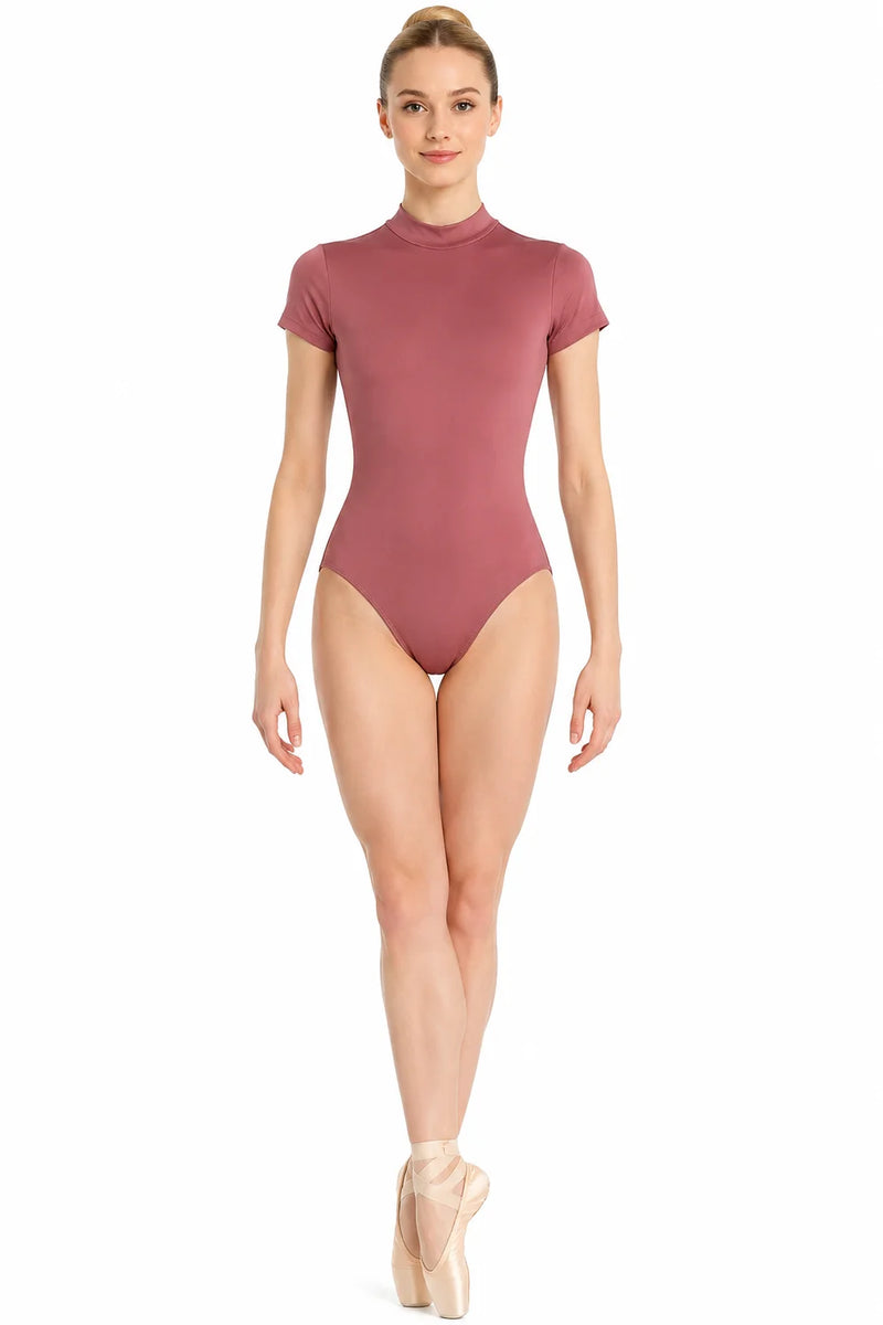 Body da Danza Classica e Ginnastica Monopezzo a Maniche Corte con Ampia Apertura - Taro Powder S - immagine 21