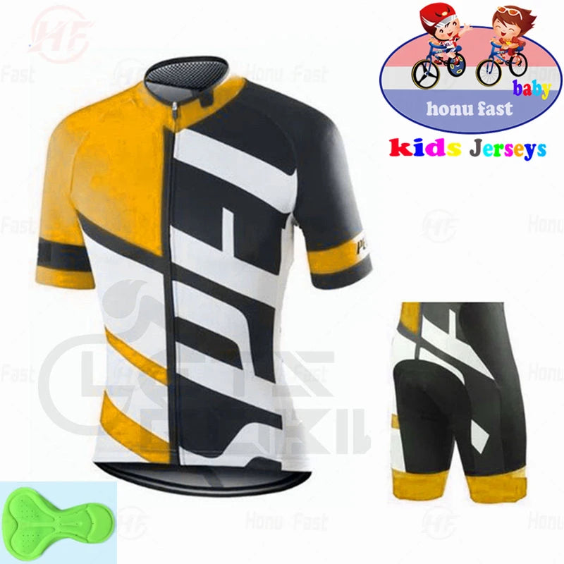 Completo Ciclismo Bambino/a Traspirante ad Asciugatura Rapida - immagine 9