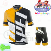 Completo Ciclismo Bambino/a Traspirante ad Asciugatura Rapida - jersey set 3 S - immagine 22