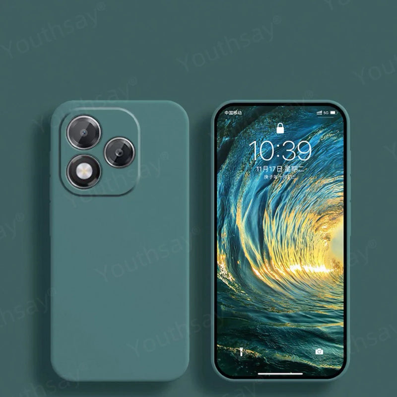 Custodia di lusso per Honor 400 Lite Cover Honor 400 Lite Fundas Coque Custodia morbida originale in silicone liquido TPU per telefono Honor 400 Lite