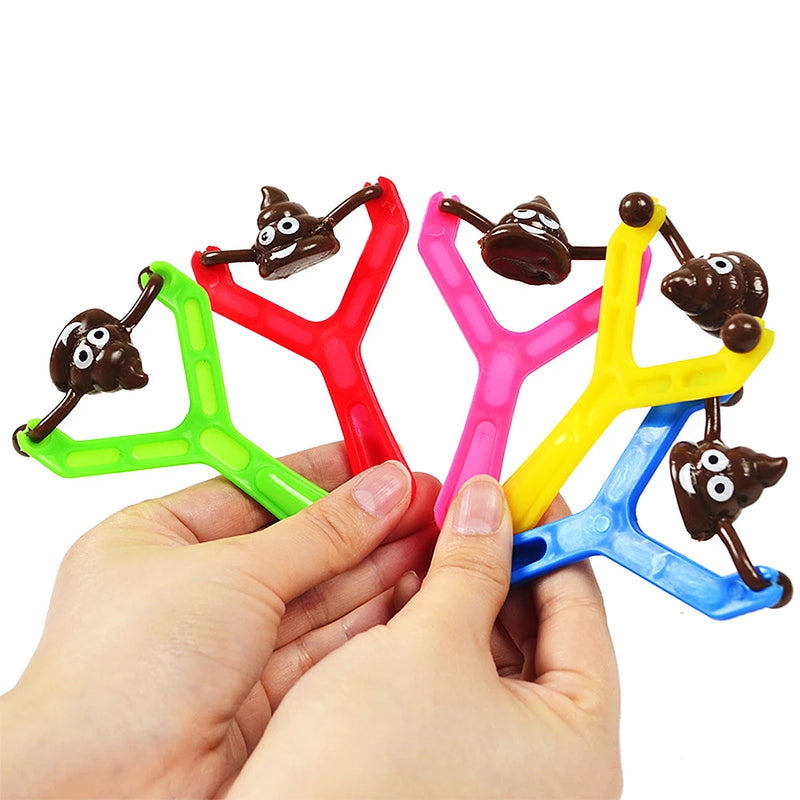 Set di 12 divertenti giocattoli colorati per cacca finta per bambini, borsa per bomboniere per feste di compleanno, riempitivo Piñata, per ragazzi e ragazze, regali per feste
