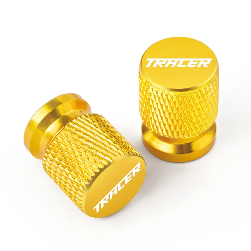 Tappi Valvole Pneumatici Moto Yamaha (2 Pezzi) – Copri Valvola CNC in Alluminio per MT07 MT09 Tracer 700/900 GT