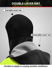 Completo Impermeabile da Moto con Allarme LED Livello Tempesta - immagine 6