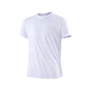 T-shirt da uomo a maniche corte ad asciugatura rapida palestra - immagine 15