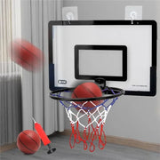 Mini Canestro Basket Bambini da Interno – Set Gioco con Supporto da Parete Senza Fori - Campeda