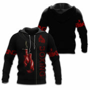 Felpa con cappuccio fitness da boxe Abbigliamento allenamento uomo pullover stampata - Hoodie-PWK13562 S - immagine 21