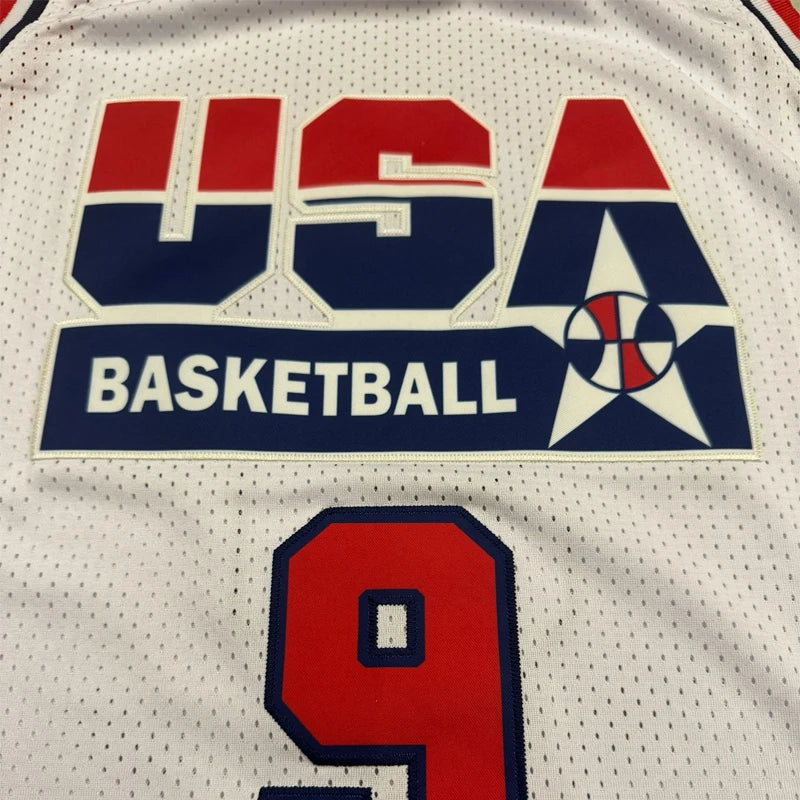 Maglie da Basket USA Ricamo a 9 Punti Abbigliamento Sportivo Traspirante - immagine 4